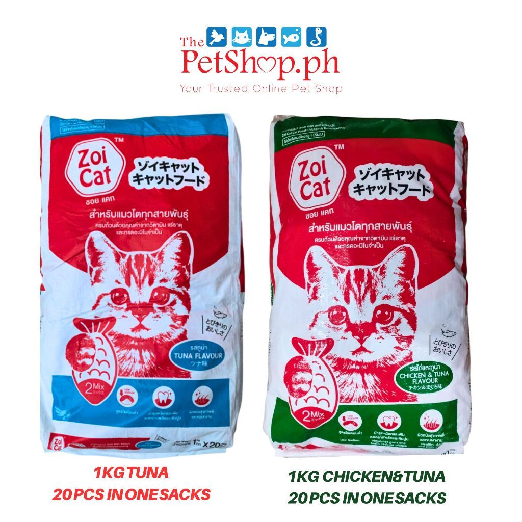 Zoi Adult Cat Tuna / Chicken&Tuna 1kg Original And Repacked