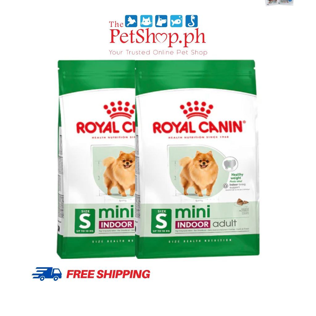 Royal Canin  Set of 2  Mini Indoor Adult 1.5kg  Dog Food - Size Health Nutrition