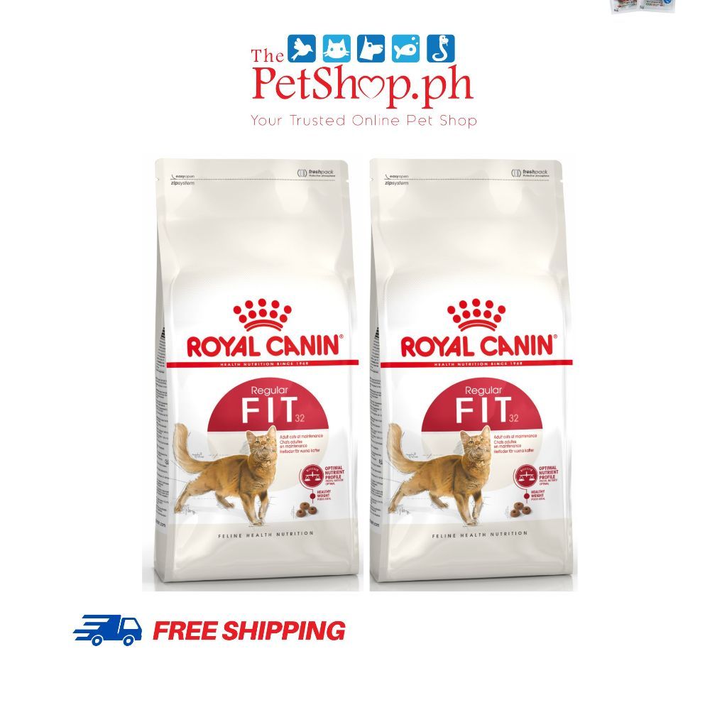 Royal Canin  Fit 32 Adult SET of 2  Dry Cat Food 2kg x 2 - Royal Canin