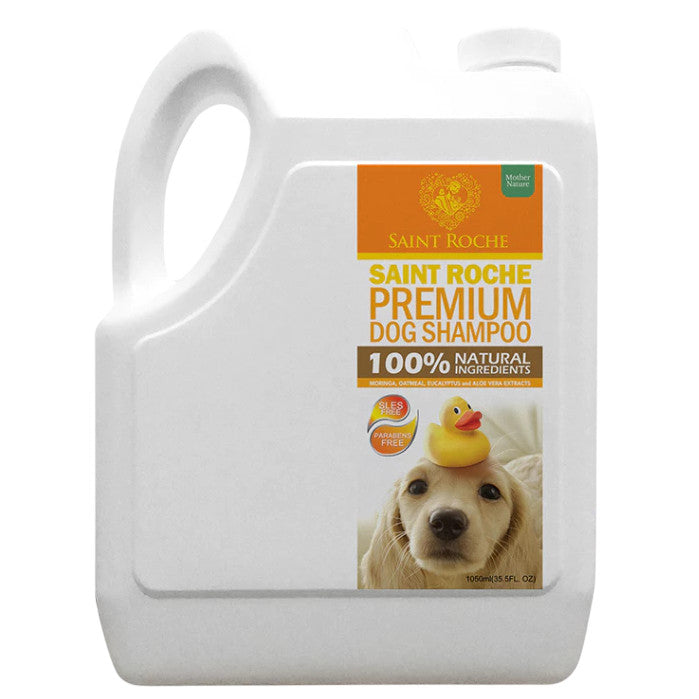 Saint Roche Premium Natural Dog Shampoo 1 Gallon (Adult & Puppy)