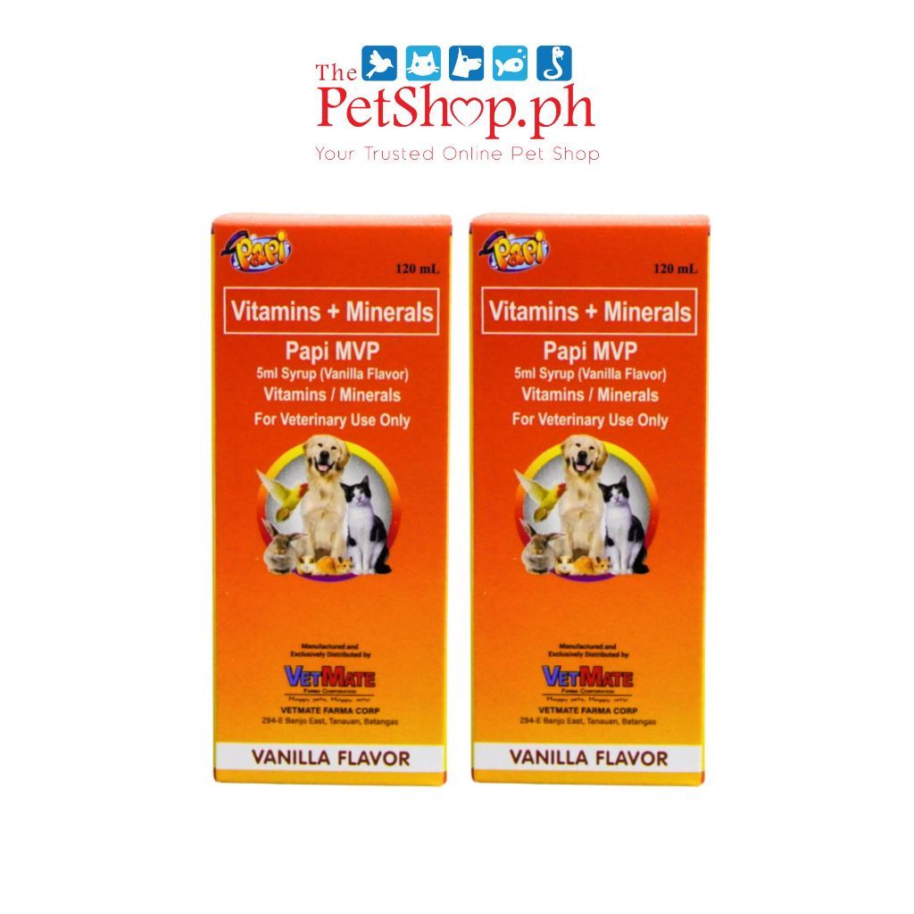 Papi MVP Multivitamins 120ml for Dog and Cats