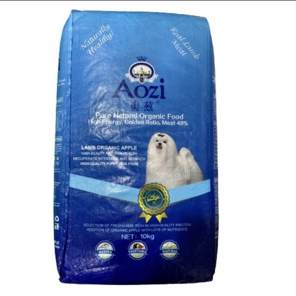 Aozi Lamb Apple Organic  ADULT 10kg + 500g / PUPPY 10kg