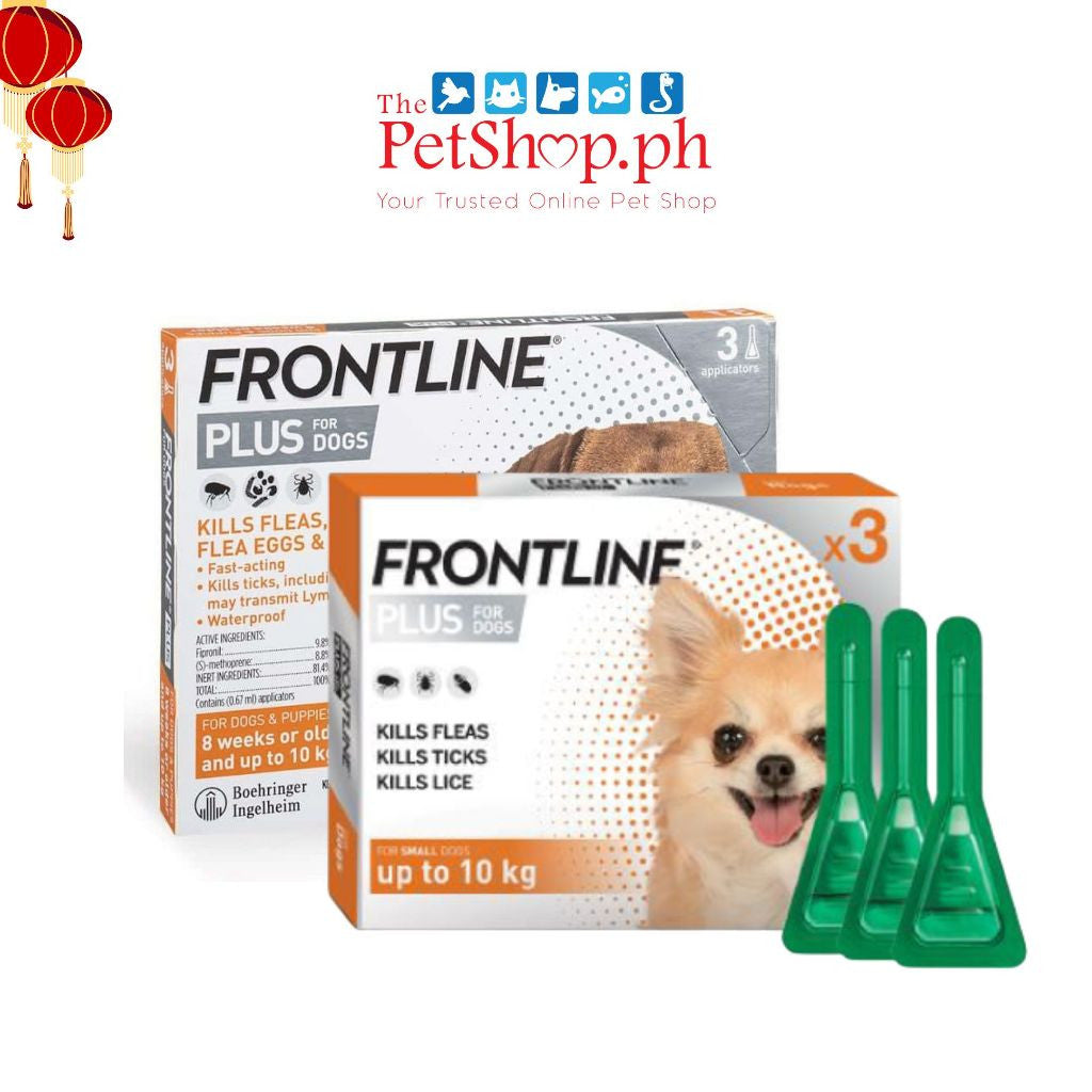 Frontline Plus  ( 1 PIPET ONLY) Dog Spot On with Sticker 2 up to 10kg