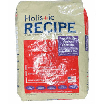 Holistic Recipe 7.5kg  Dry Lamb Meal and Rice Puppy and Adult