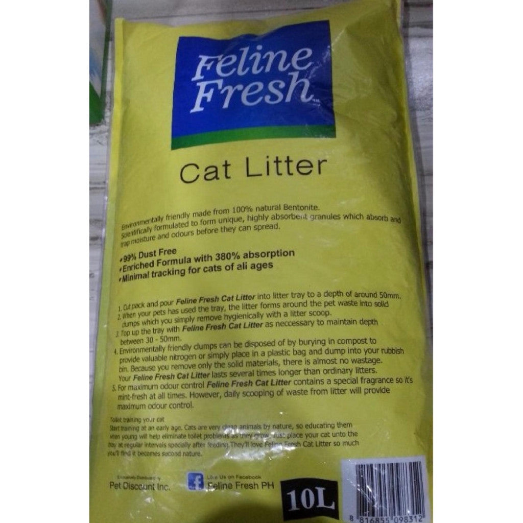 Feline Fresh Bentonite 10L Cat Litter