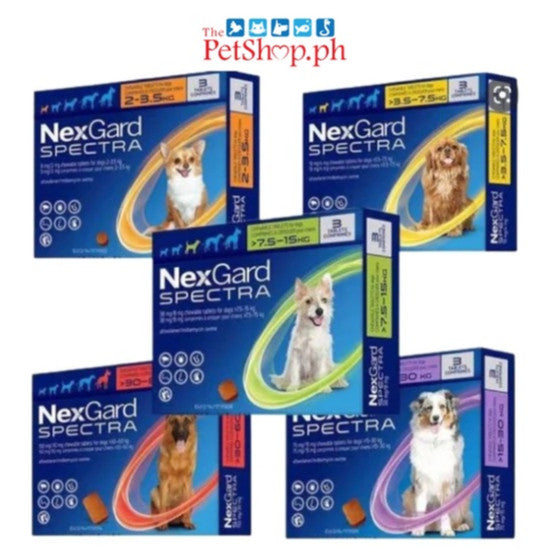 NexGard Spectra Chewable for Dog (3 tabs) Stickers Inside