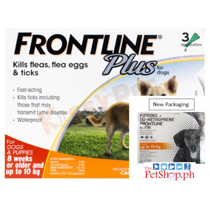Frontline Plus for Dogs up To 10kg SB (3Pipet/Box)