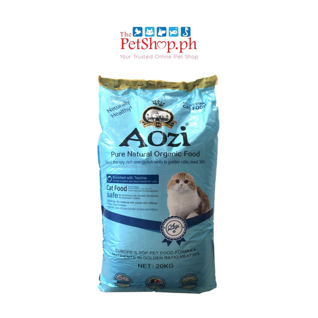AOZI Organic CAT Food 20KG (Free 1kg)  All life Stages /Toei Cat 20kg