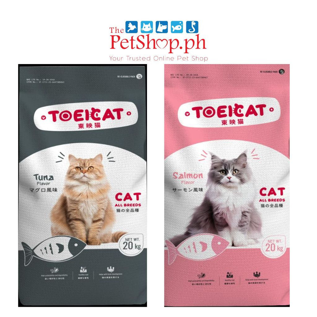 Toei Cat TUNA 20kg ADULT All Breeds (FREE 2 KITTY LICKS 15g)