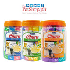 Inaba Churu Varieties Puree/Nourish/Diet Cat Food Jar 50x14g (50 tubes per Bottle)