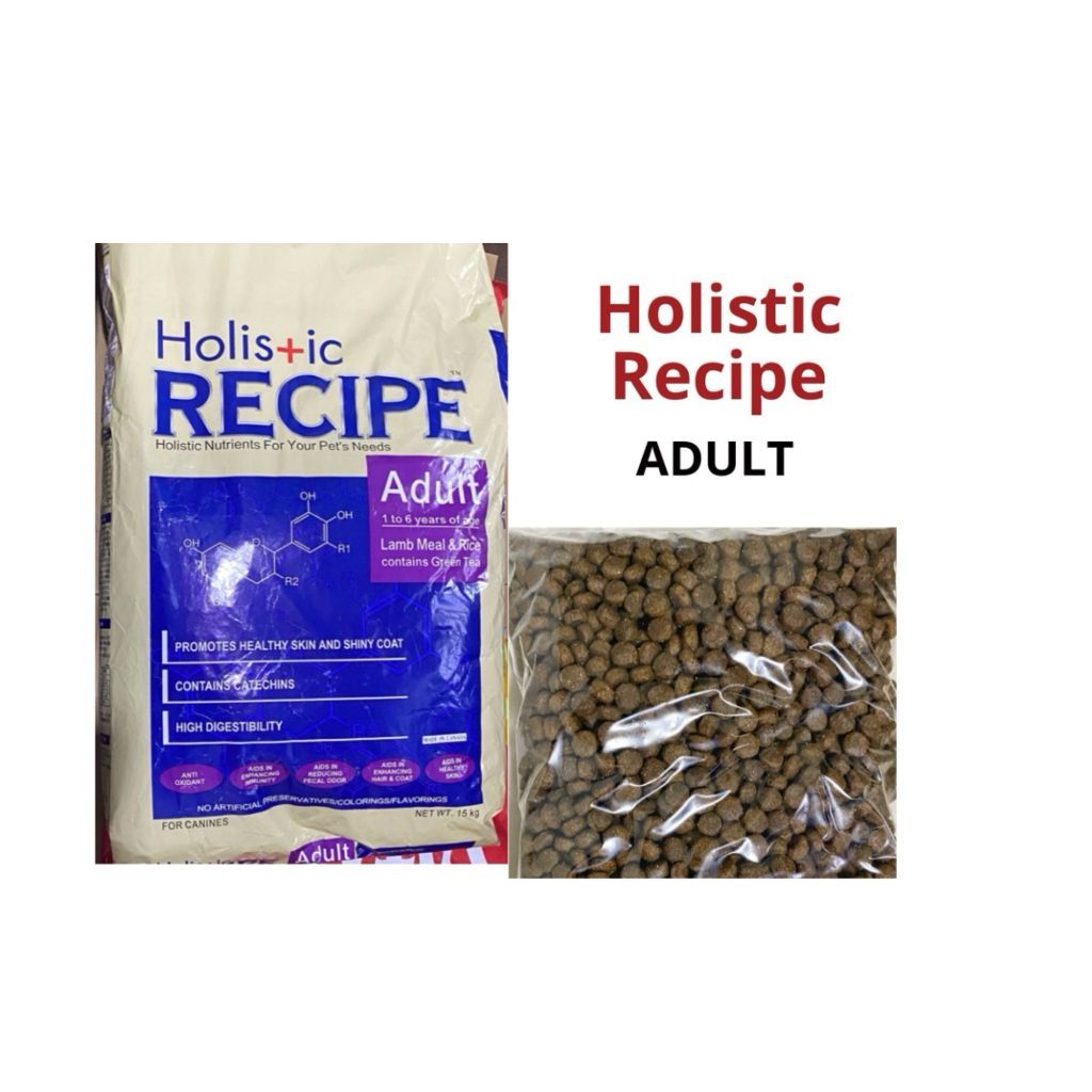 Holistic Recipe 1.5kg / 1kg  Dry Dog Food Lamb Meal and Rice - Puppy and Adult