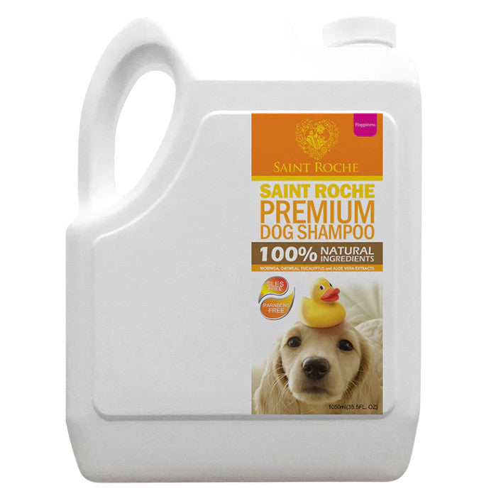 Saint Roche Premium Natural Dog Shampoo 1 Gallon (Adult & Puppy)