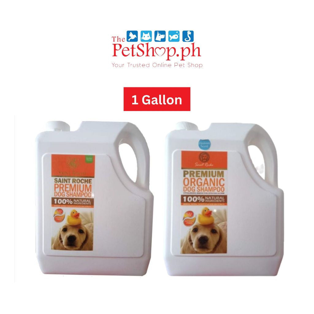 Saint Roche Premium Natural Dog Shampoo 1 Gallon (Adult & Puppy)