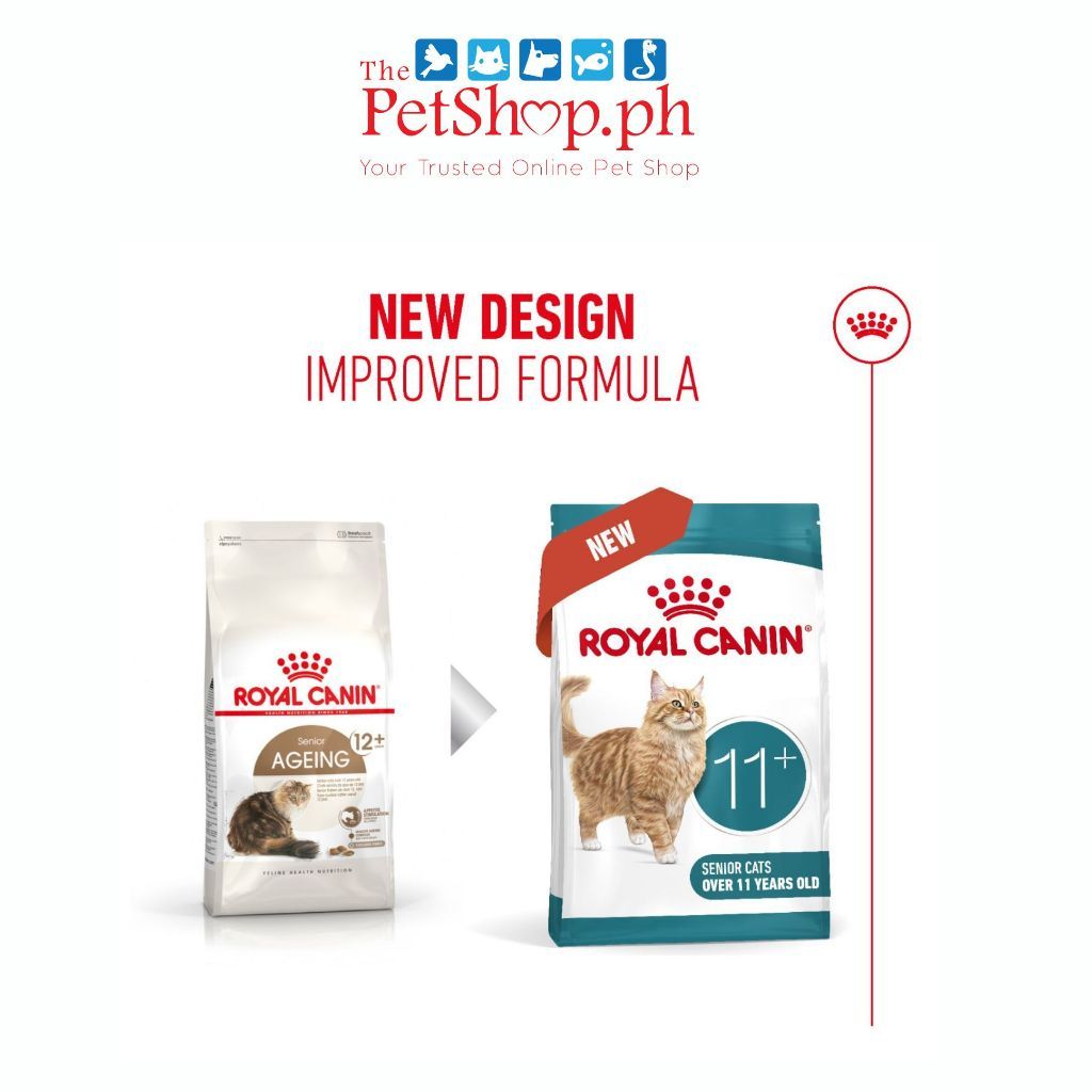 Royal Canin Ageing 11+ 2kg Adult Dry Cat Food Feline Health Nutrition - Royal Canin