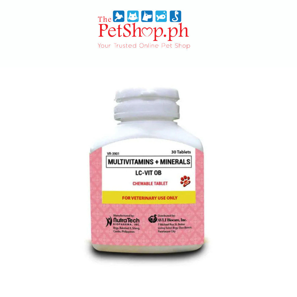 LC-Vit OB  Chewable Tablet for Pets (30 Tablets)