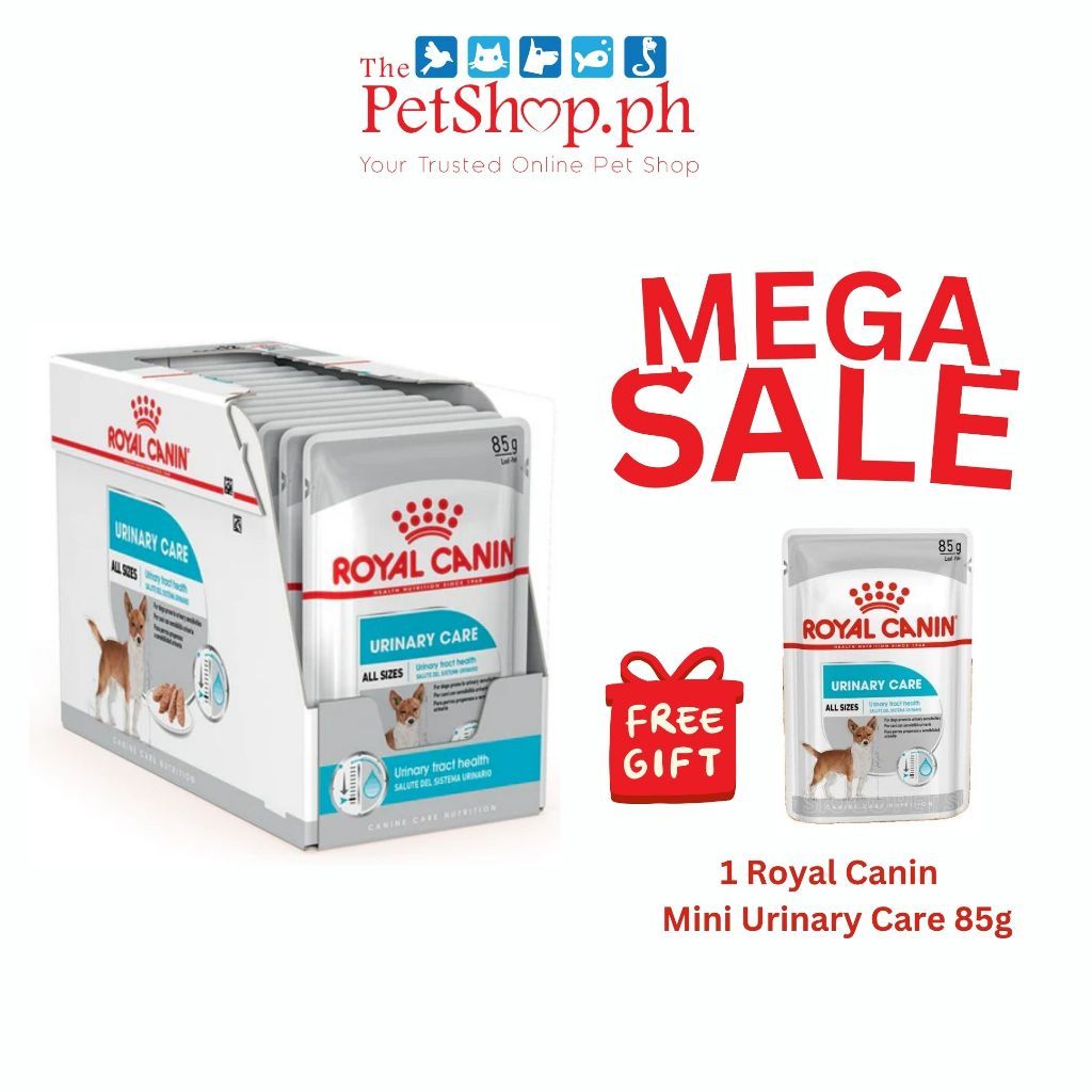 ROYAL CANIN Dog Mini Urinary Care Loaf Set of 12's - 85g (FREE 1 RC Mini Urinary Care 85g)