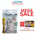 CLEAN CAT Pine WOOD Pellet Cat Litter 10L/5.5kg (FREE 1 ACANA/ORIJEN 85g Trial Pack)