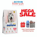Maxime Elite Dog Food Salmon 10kg for Adults (FREE 1 Portable FOOD CONTAINER with Measuring Cup)