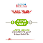 Royal Canin X-Small Adult 8+ 1.5kg Dry Dog Food - Size Health Nutrition - Royal Canin