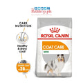 Royal Canin Mini Coat Care Adult 3kg Dry Dog Food  Canine Care Nutrition Loaf