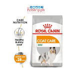 Royal Canin Mini Coat Care Adult 3kg Dry Dog Food  Canine Care Nutrition Loaf