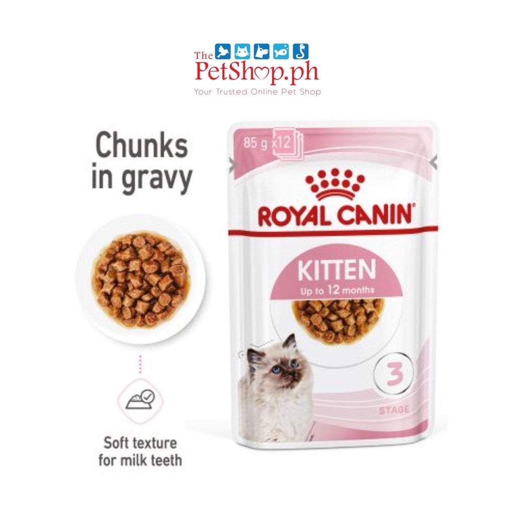 Royal Canin Kitten Instinctive SET 12 Gravy Wet Cat Food  85g