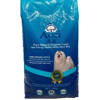 Aozi Lamb Apple Organic  ADULT 10kg + 500g / PUPPY 10kg