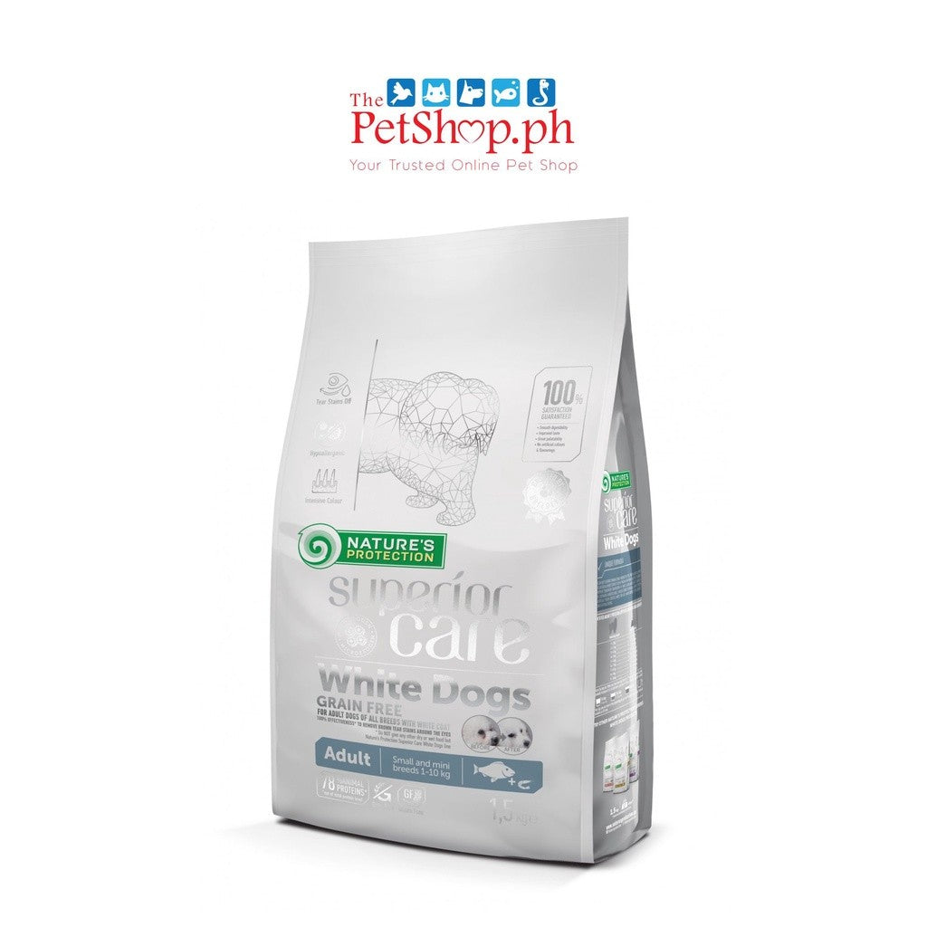 Nature's Protection Superior Care White Dog 1.5kg / Sensitive Skin Stomach Adult Lamb 1.5kg