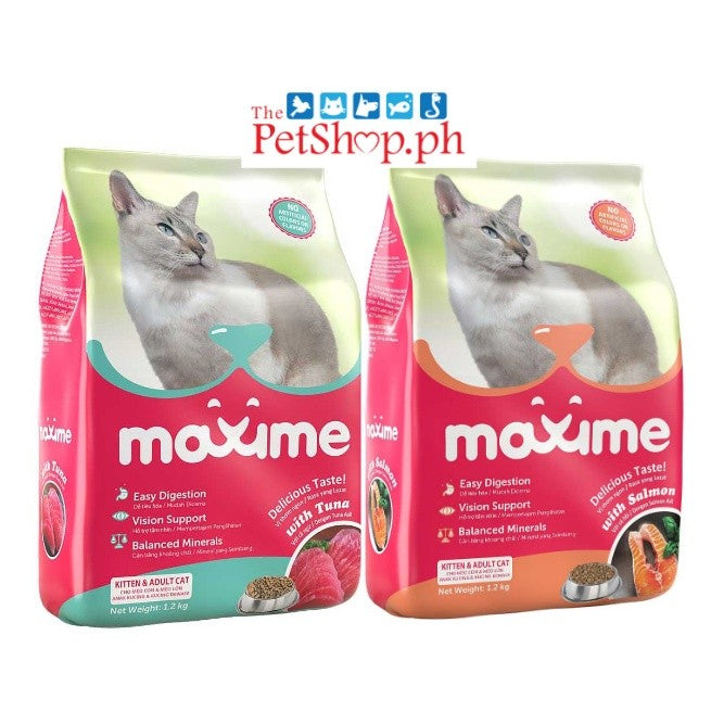 Maxime Dry Cat Food Kitten Adult 1.2kg - Salmon and Tuna