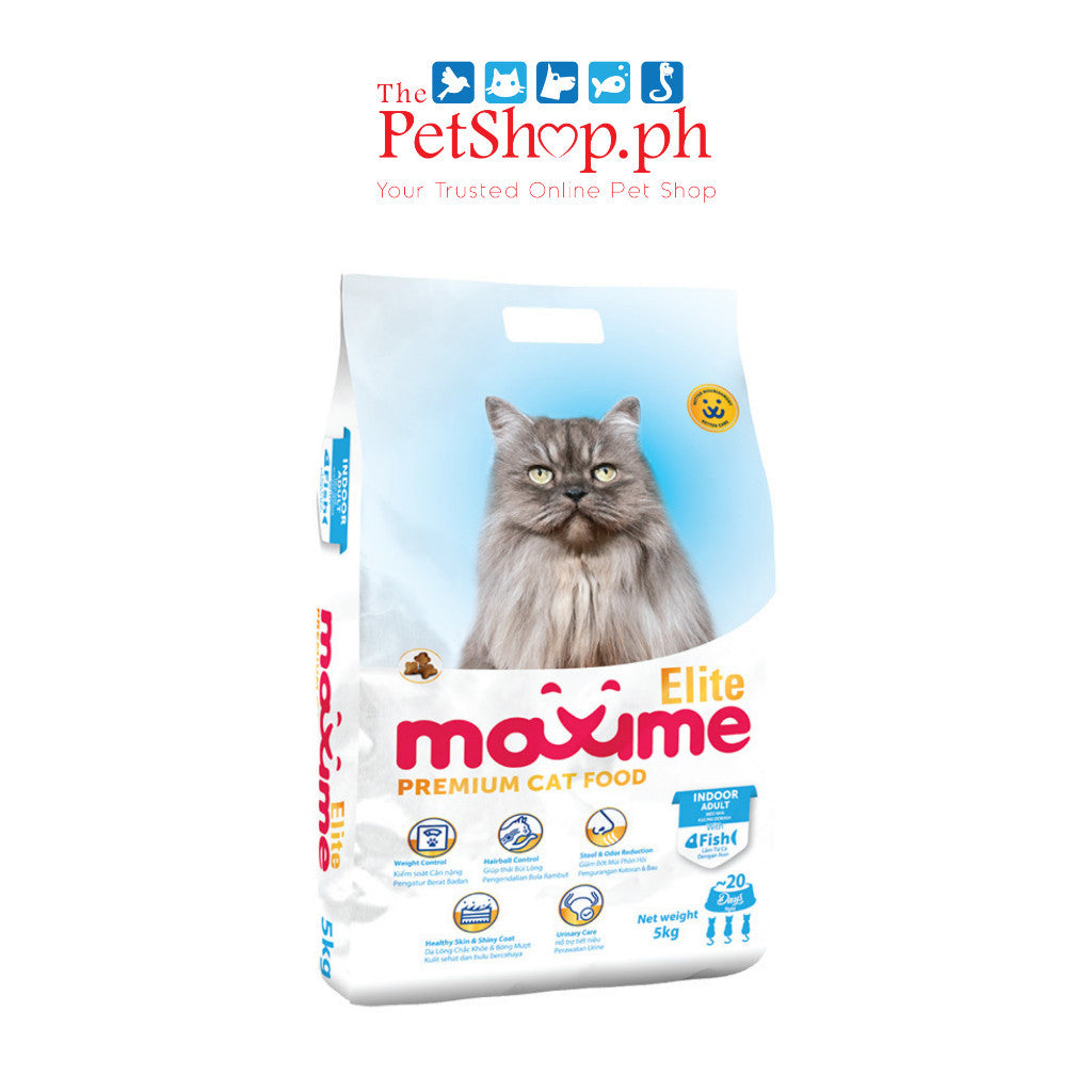 Set of 2  - Maxime Elite Indoor 5kg Adults (Hairball Control & Urinary Care)