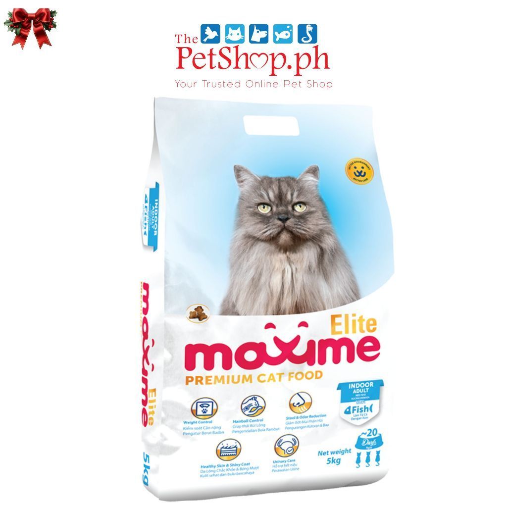 Set of 2  - Maxime Elite Indoor 5kg Adults (Hairball Control & Urinary Care)