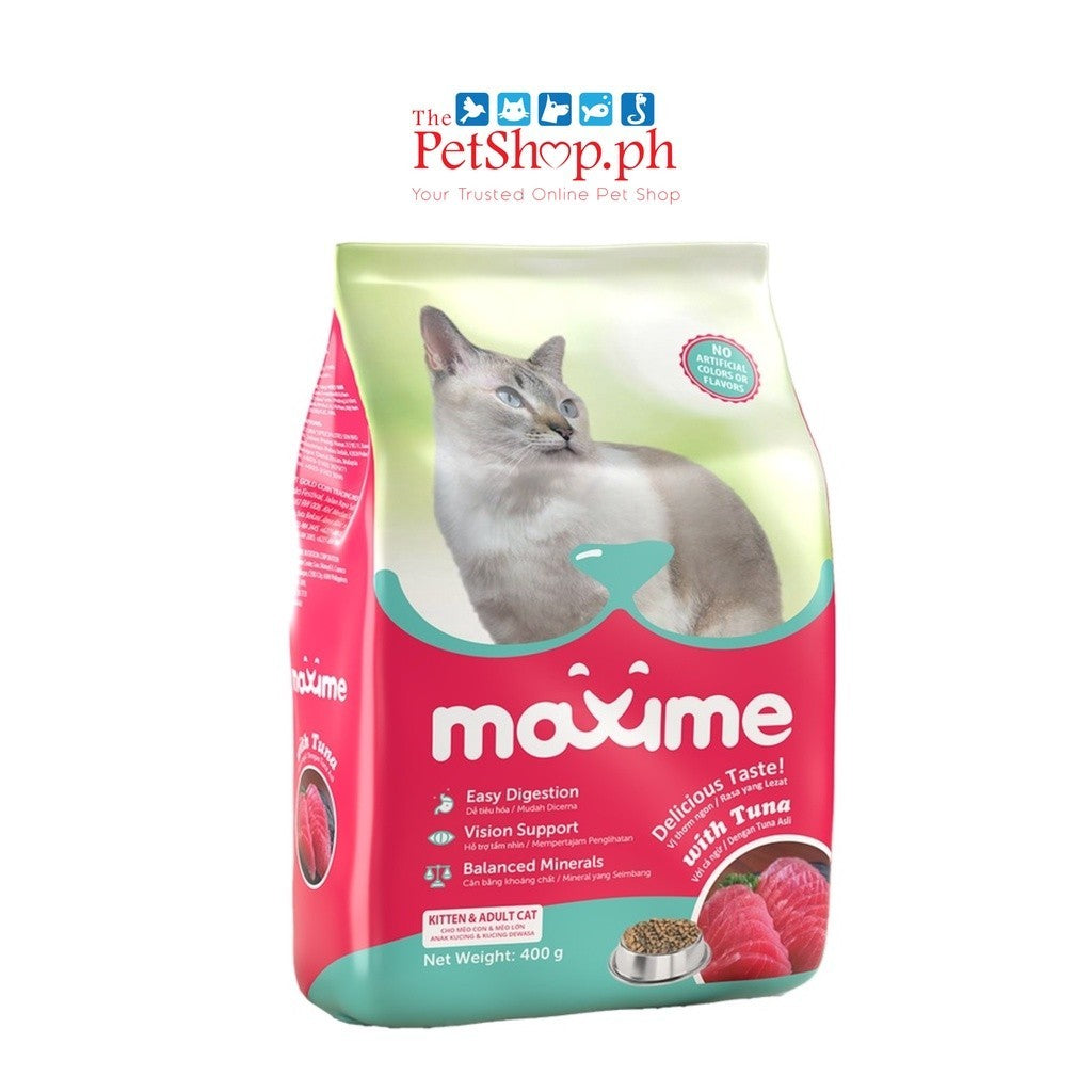 SET of 2 - Maxime Dry Cat Food 7kg TUNA Flavor FREE Canister  Kitten & Adult